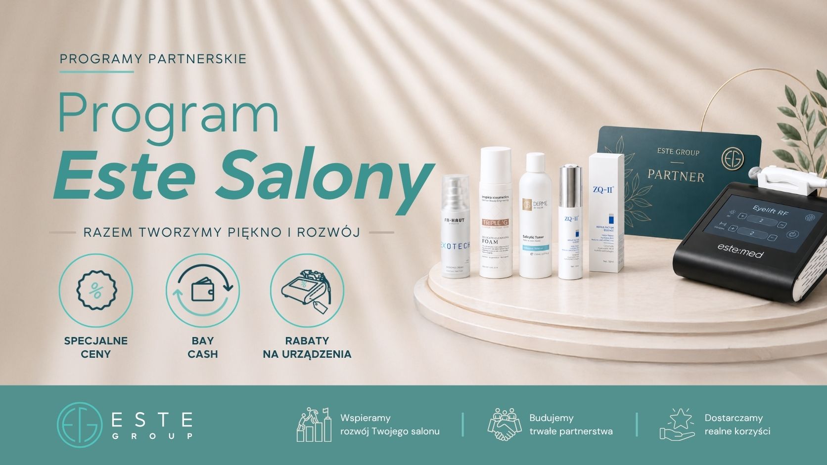 Program Este Salony, program partnerski Este Group dla gabinetów i salonów kosmetycznych